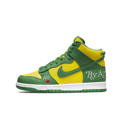 Schoenen nike sb dunk high supreme by any means brazil