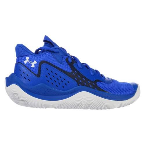 Chaussures de basketball Under Armour GS JET '23 bleu enfants 3/5