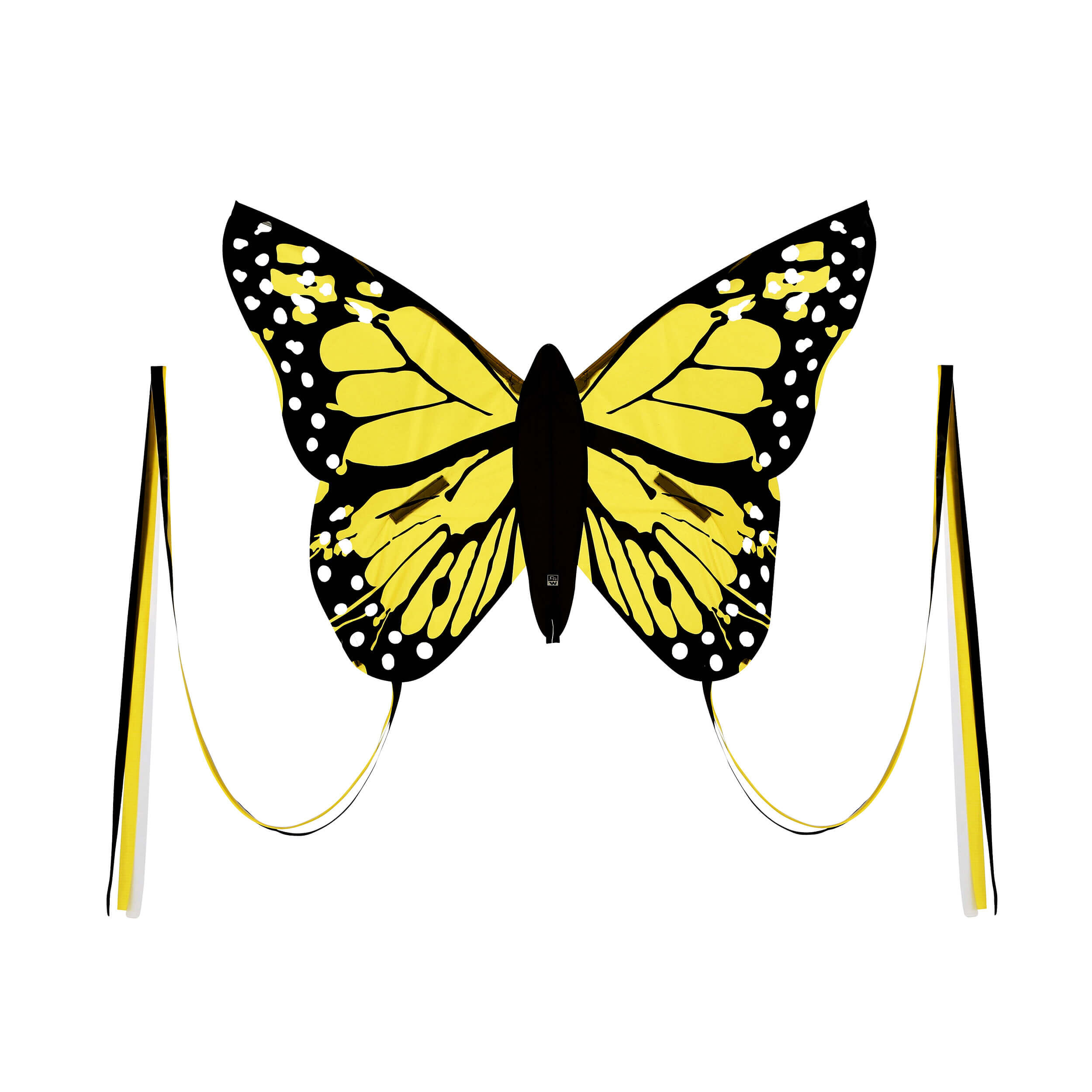Kinderdrachen Bella Butterfly (gelb), Einleinerdrachen - flugfertig inkl. Schnur 7/7