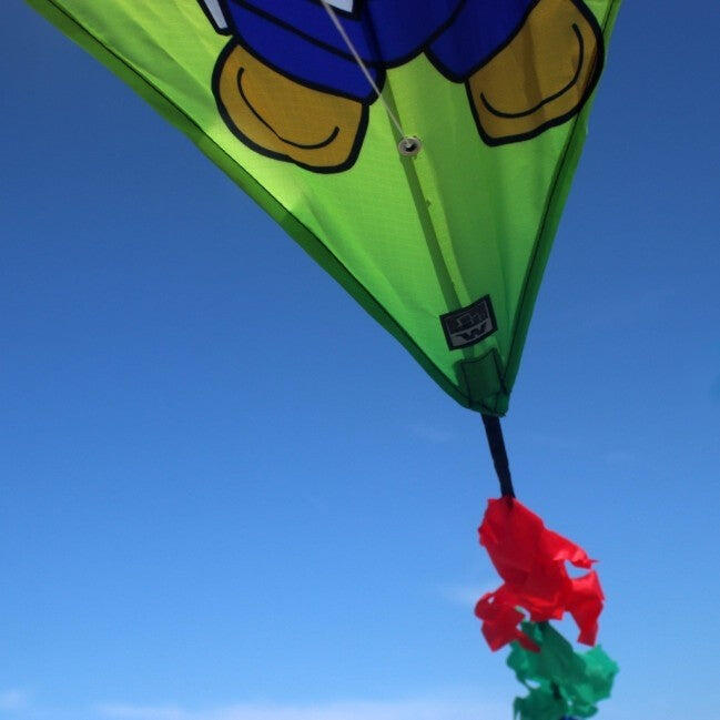 Cometa infantil Wolkensturmer Eddy Bauarbeiter 1158 Amarillo 75 x 75 cm 4/7