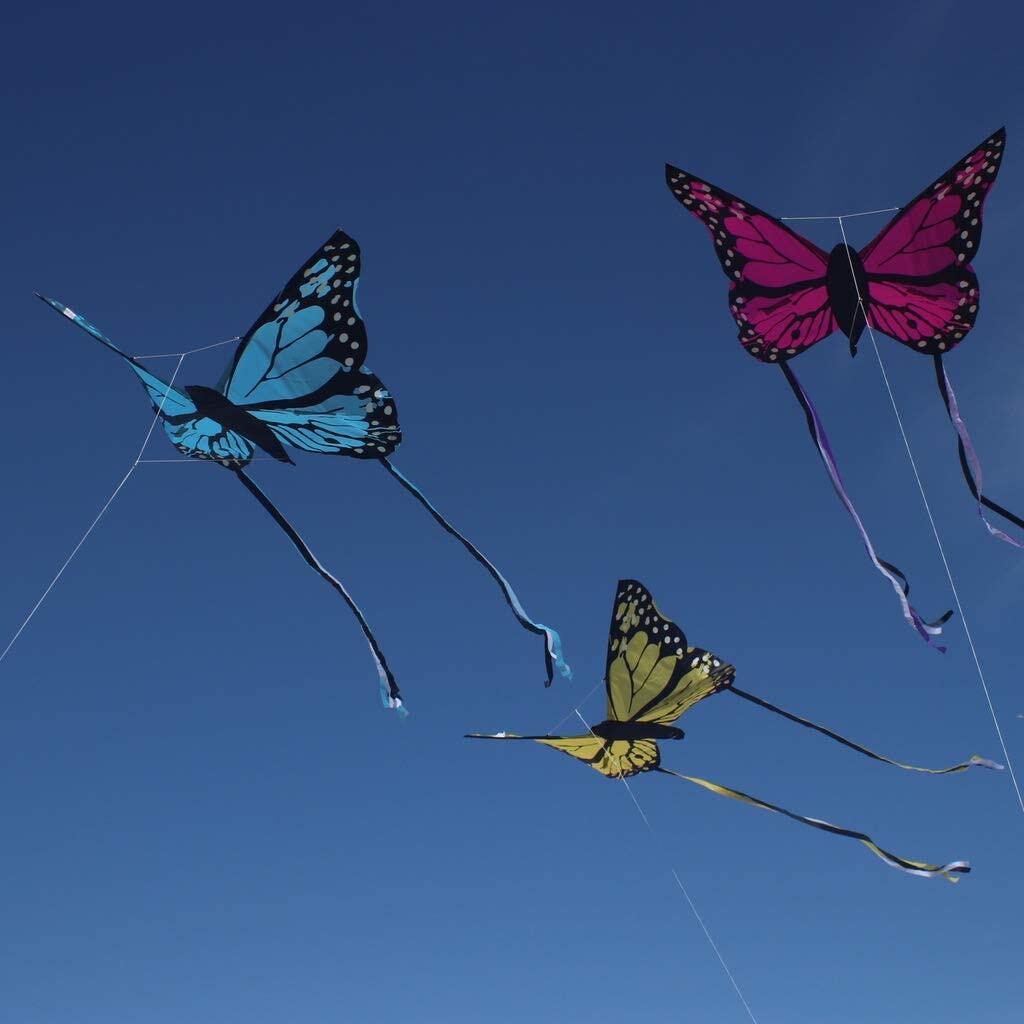 Cometa infantil Wolkensturmer Bella Butterfly Rosa 1163 Morado 80 x 80 cm 5/7