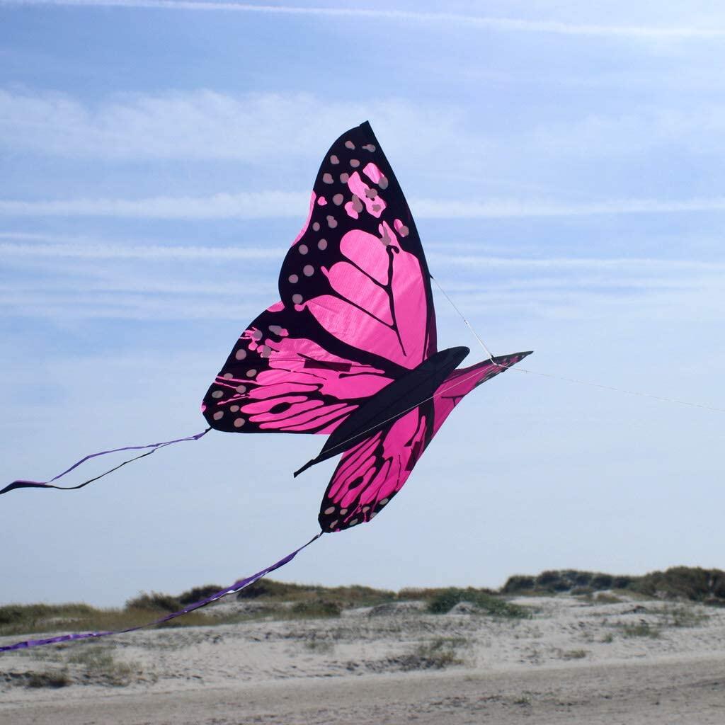 Cometa infantil Wolkensturmer Bella Butterfly Rosa 1163 Morado 80 x 80 cm 7/7