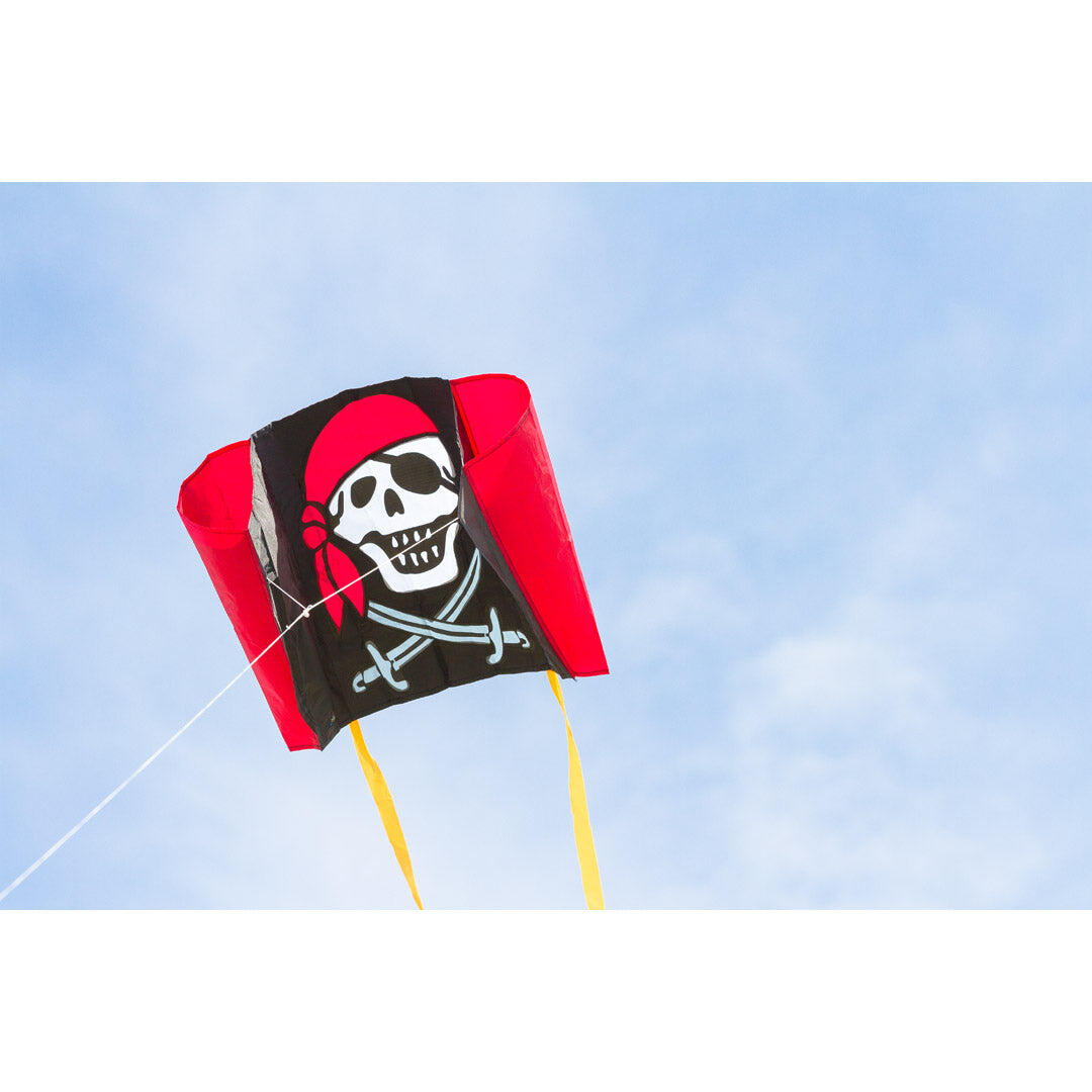 Aquilone per bambini HQ Sleddy Jolly Roger 100083 Nero 76 x 50 cm + coda 190 cm 5/5