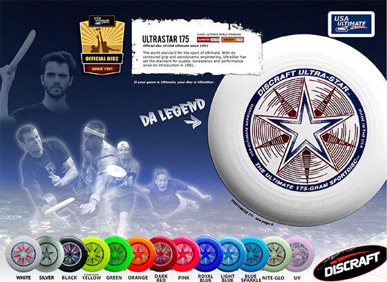 FRISBEE DISCRAFT ULTRA-STAR ZWART 175 GRAM 2/2