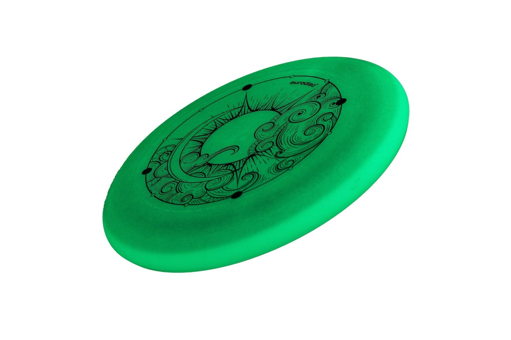 Frisbee Eurodisc Superglow 175 gr Viola ED0175SGVL Bianco 23 cm 4/7