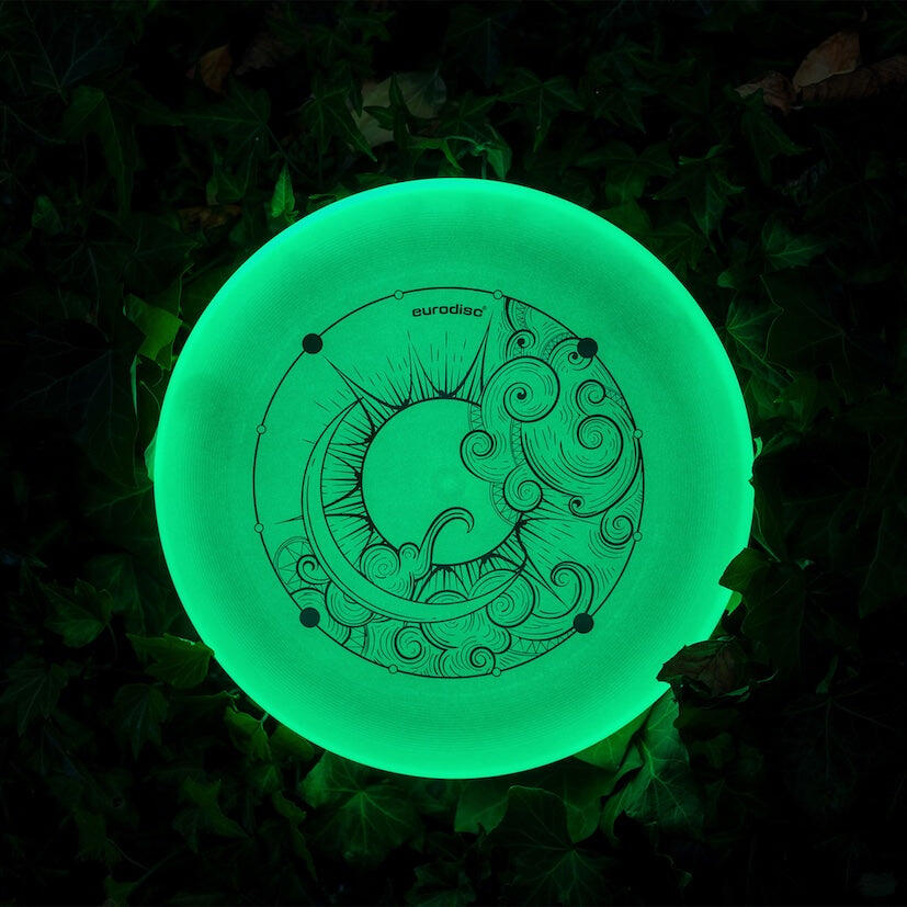 Frisbee Eurodisc Superglow 175 gr Blue ED0175SGBL Wit 23 cm 3/7