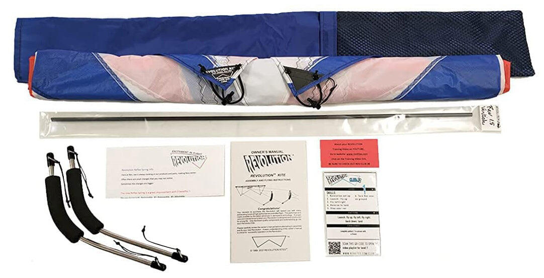 Aquilone acrobatico Revolution EXP Reflex blu-blu scuro-grigio VSRV00115 2/5