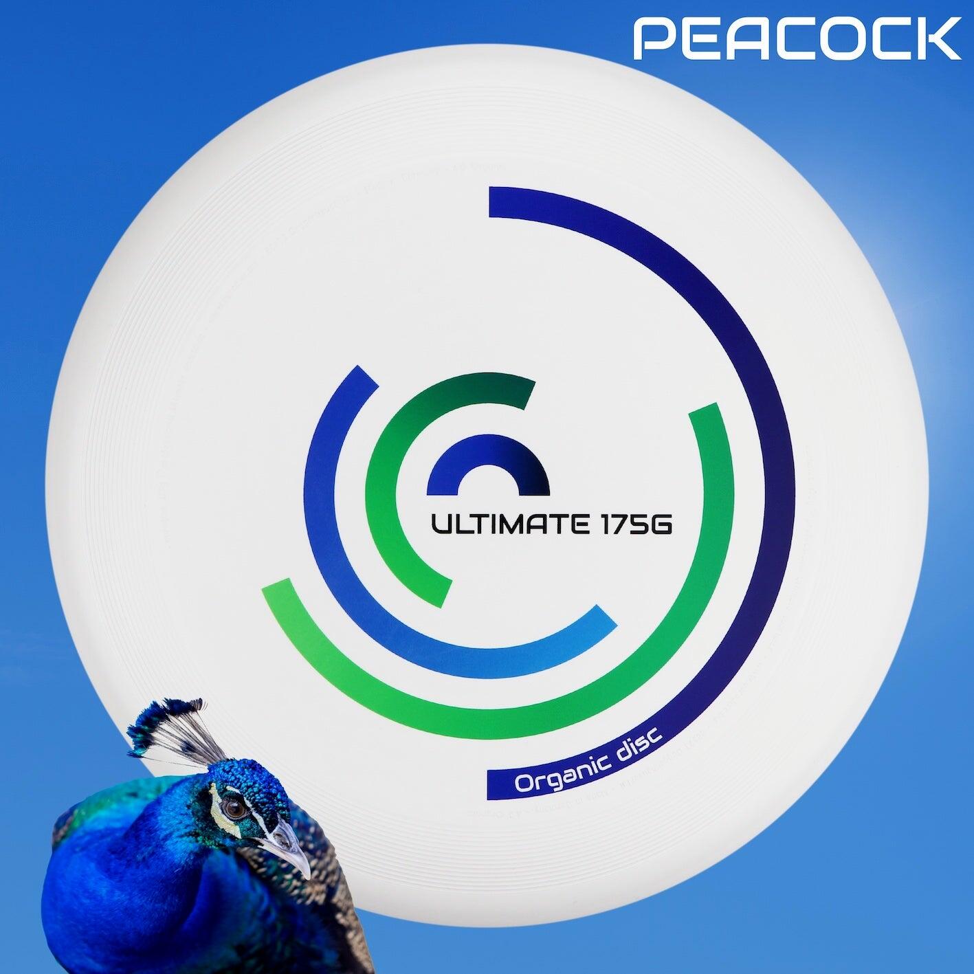 Frisbee Eurodisc Rotation 175 gr Peacock ED0175WHROP Wit 23 cm 3/3