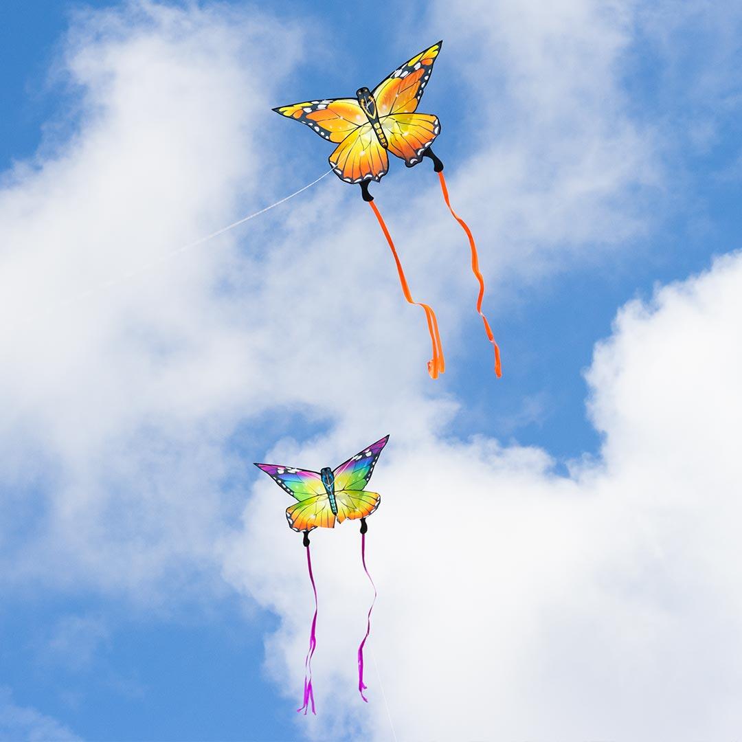 Cerf-volant Papillon monarque - Hq - Monofil enfant prêt à voler 5/5