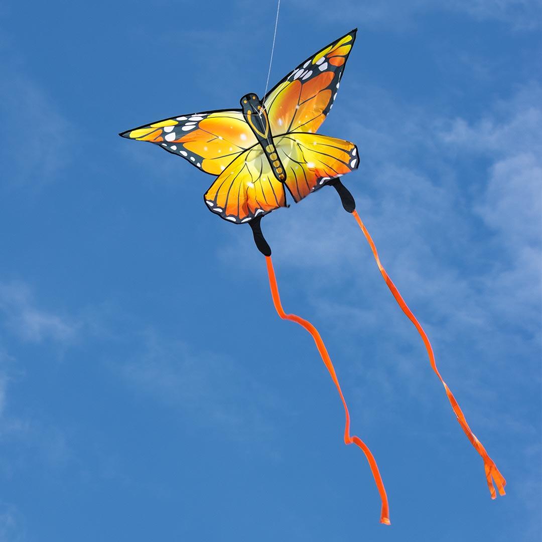 Cerf-volant Papillon monarque - Hq - Monofil enfant prêt à voler 4/5