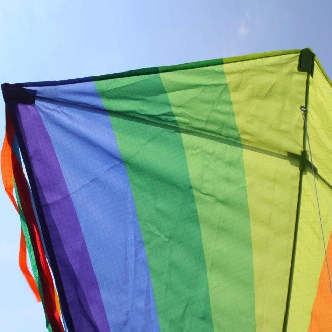 Cometa infantil Wolkensturmer Eddy Rainbow 1136 Rainbow 75 x 75 cm 5/5