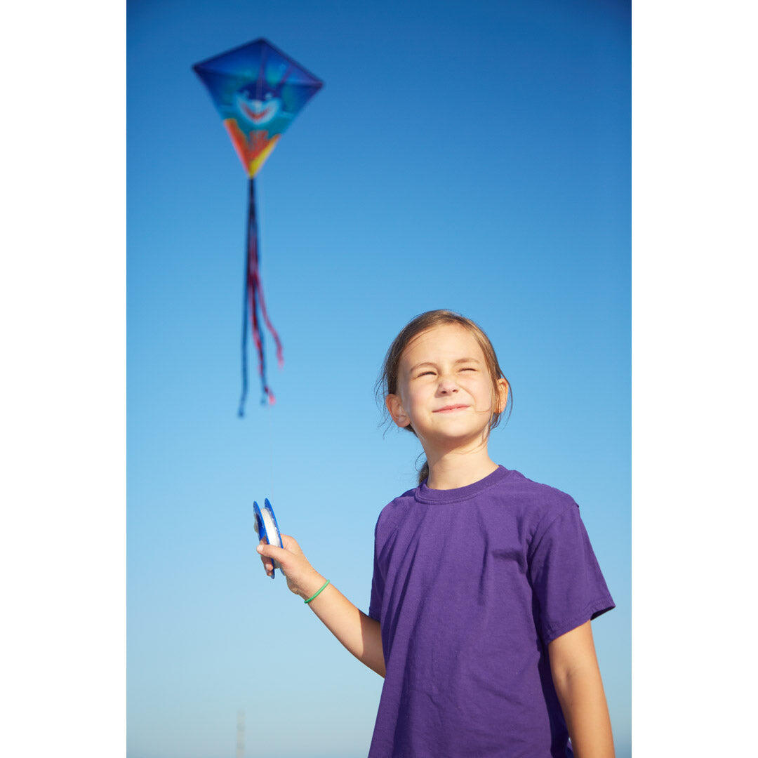Pipa infantil HQ Eddy Sharky 100100 Azul 68 x 68 cm + 200 cm de cauda 6/6