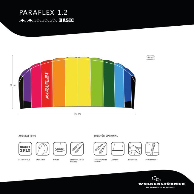 Matrasvlieger Paraflex Basic 1.2 Green