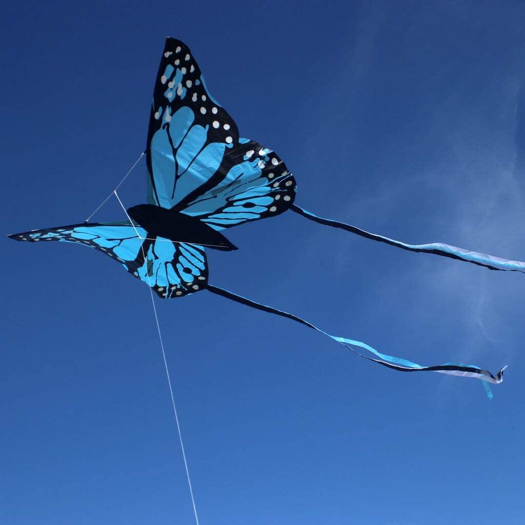 Cometa infantil Wolkensturmer Bella Butterfly Azul 1165 Azul 80 x 80 cm 6/7