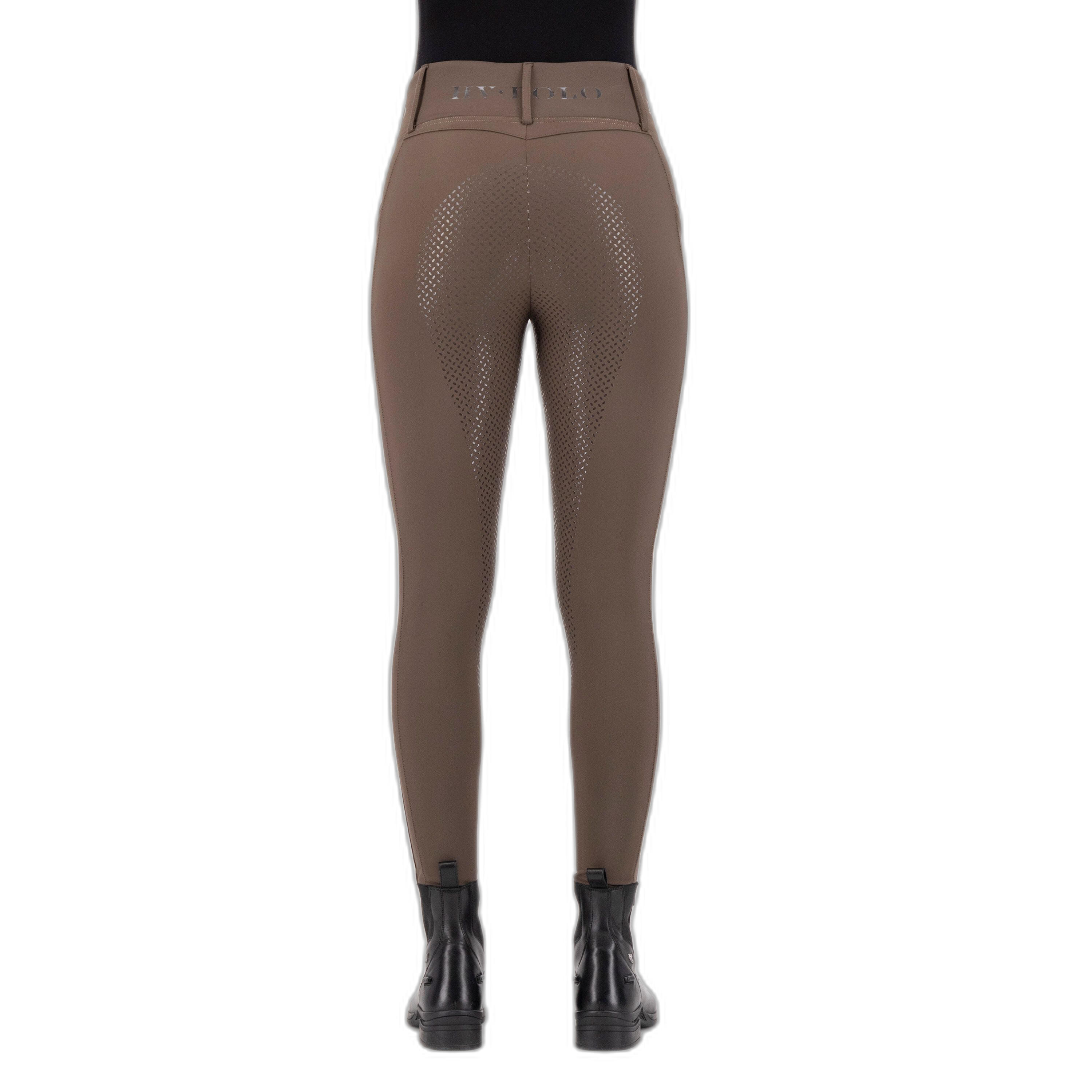 Leggings da equitazione full grip da donna HV Polo Favourite Midwaist 2/3