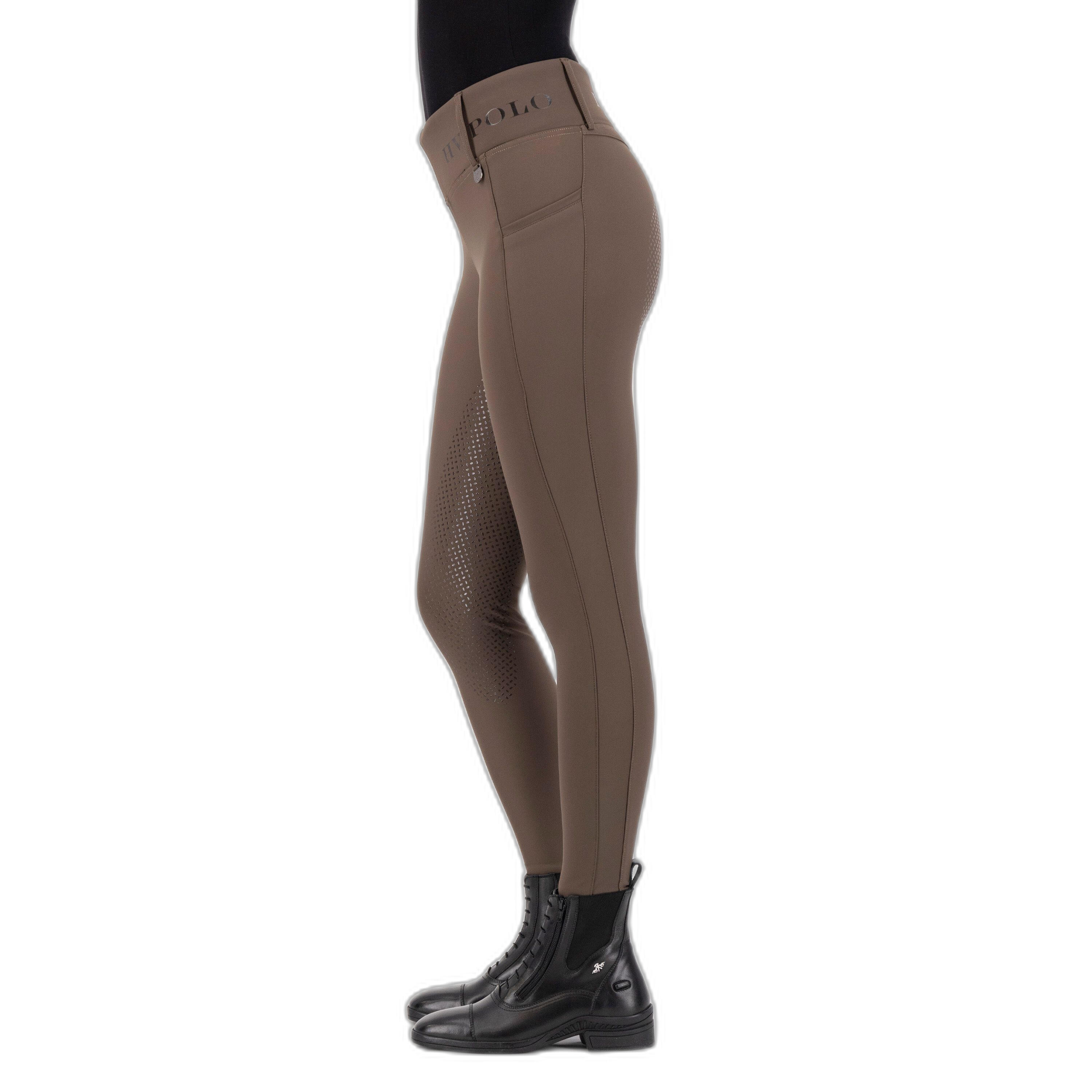 Leggings da equitazione full grip da donna HV Polo Favourite Midwaist 3/3