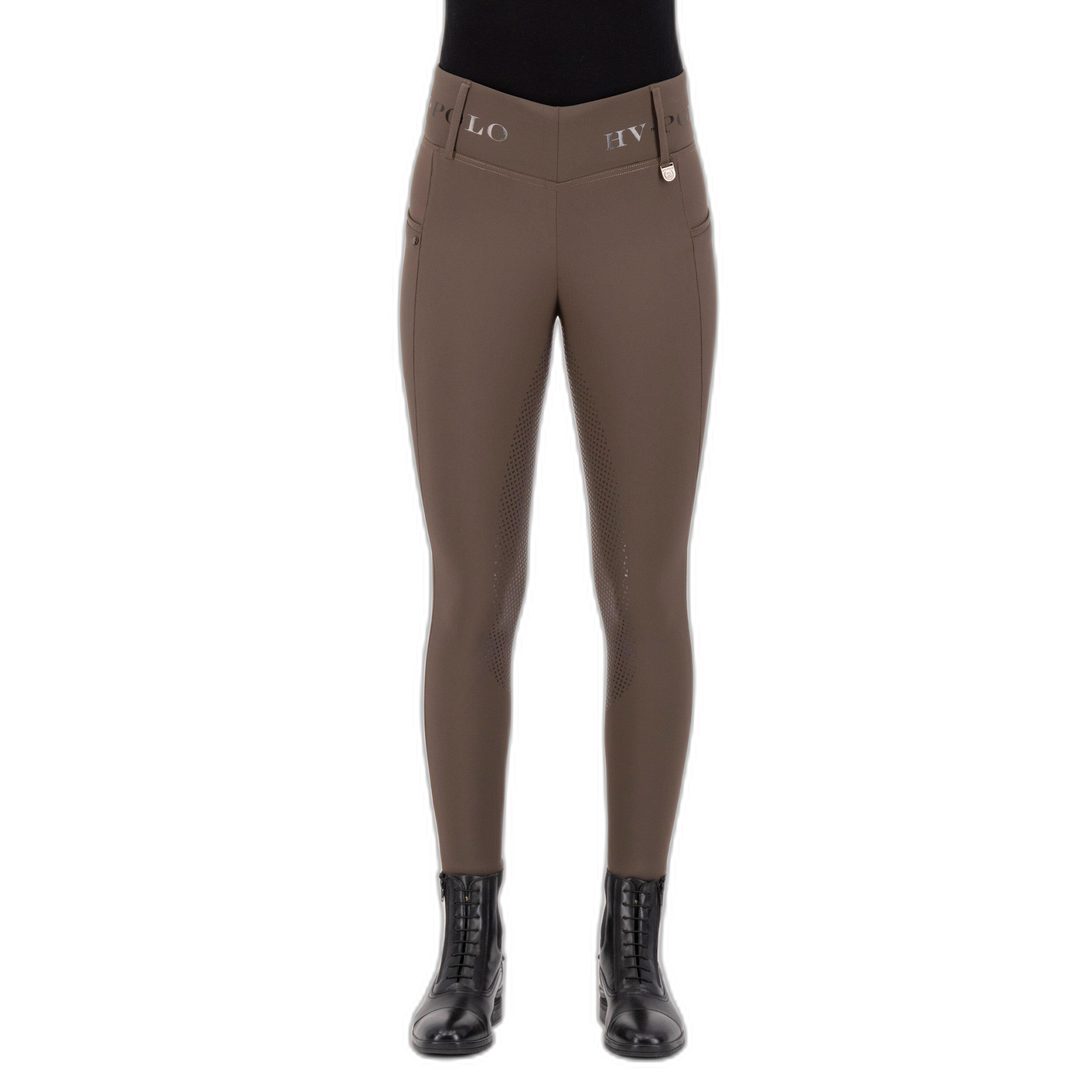 Damskie legginsy jeździeckie z pełną przyczepnością HV Polo Favourite Midwaist