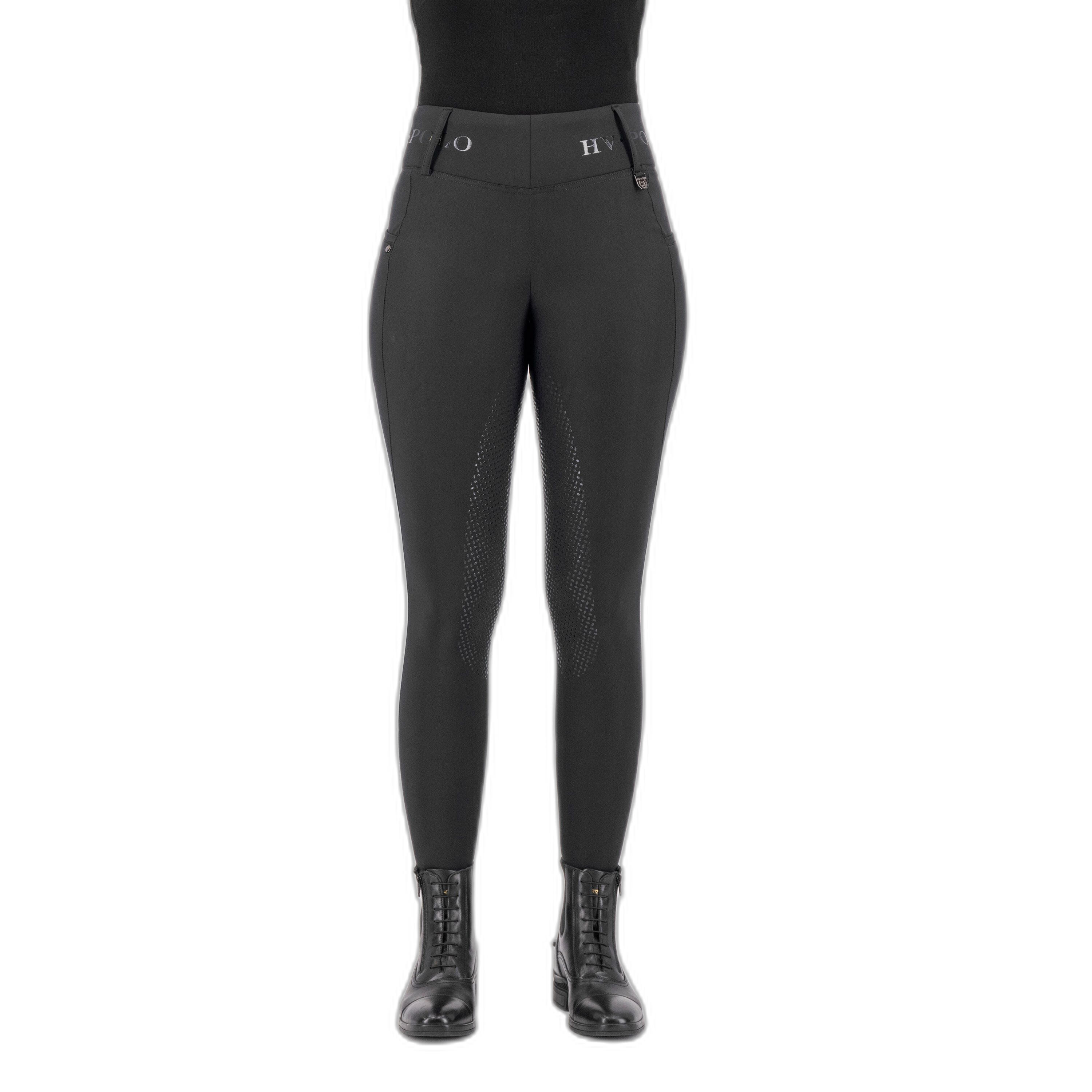 Damskie legginsy jeździeckie z pełną przyczepnością HV Polo Favourite Midwaist