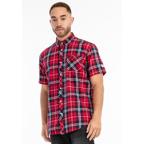 LONSDALE Herren Kurzarmhemd schmale Passform BRIXWORTH