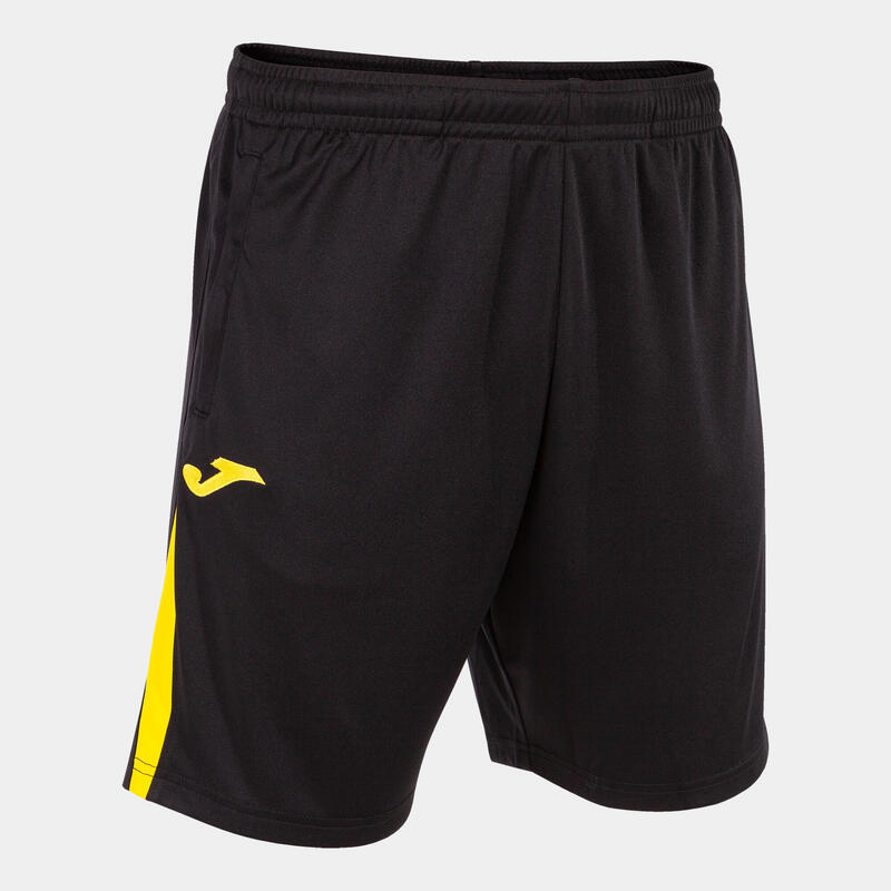 Pantaloni scurți JOMA Championship VII XL - Negru / Galben