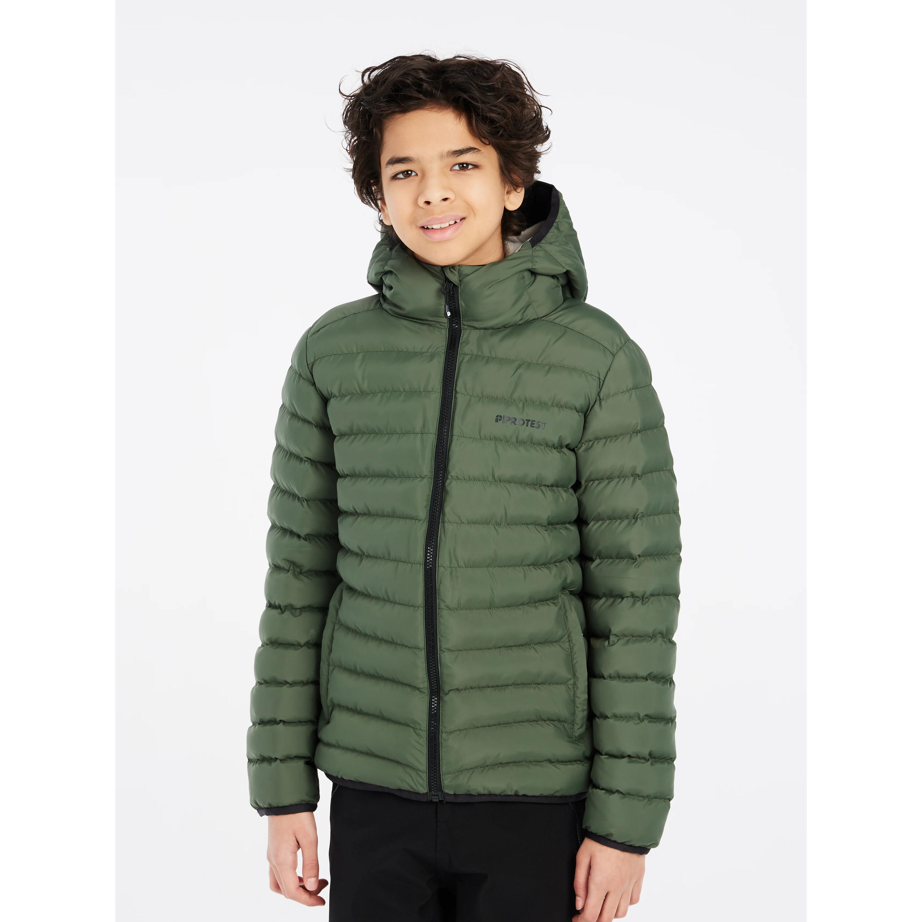 Kinder Daunenjacke mit Kapuze Protest Yates 2/7
