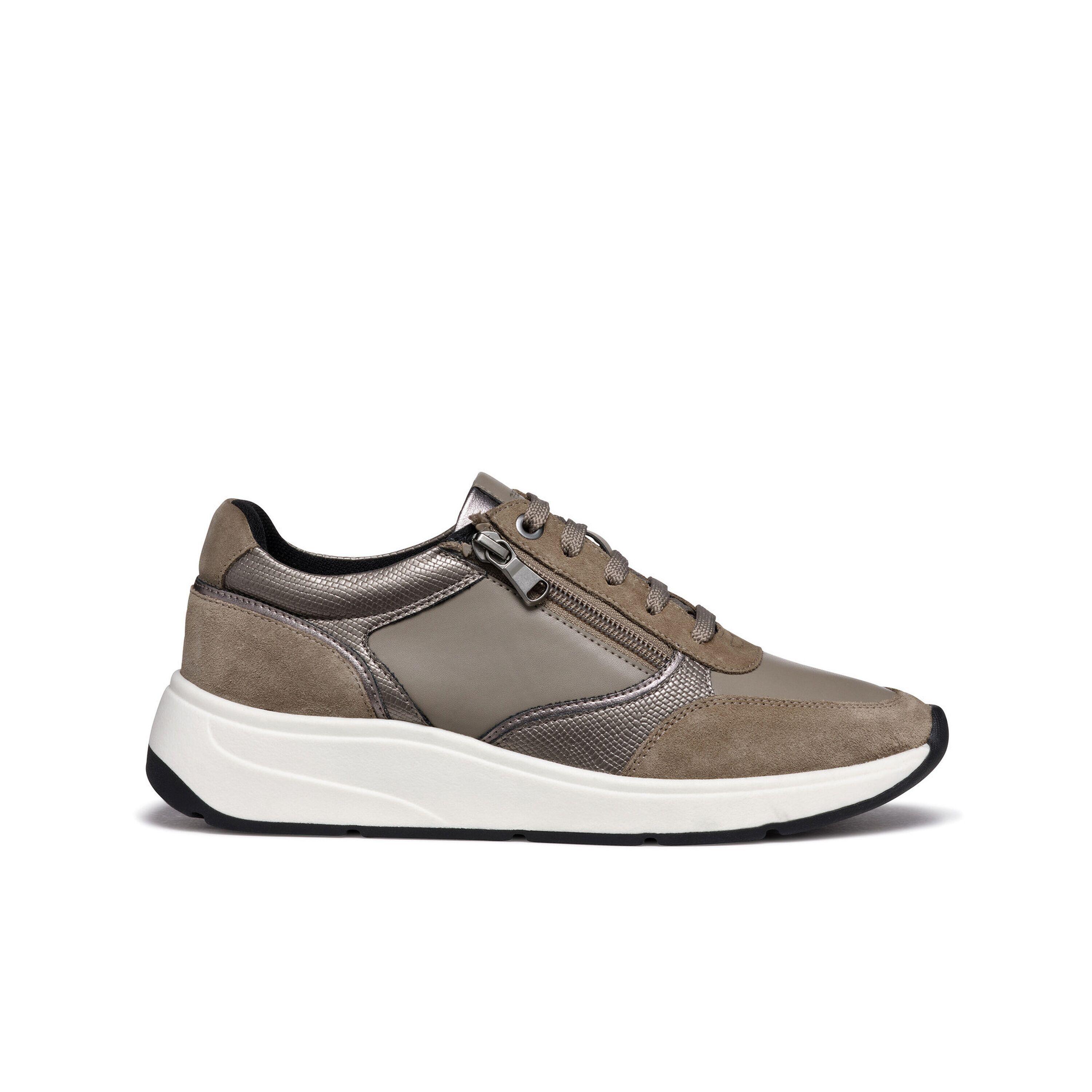 Geox - Baskets Femme Geox Cristael - Baskets - Beige|marron - 38 S - Decathlon