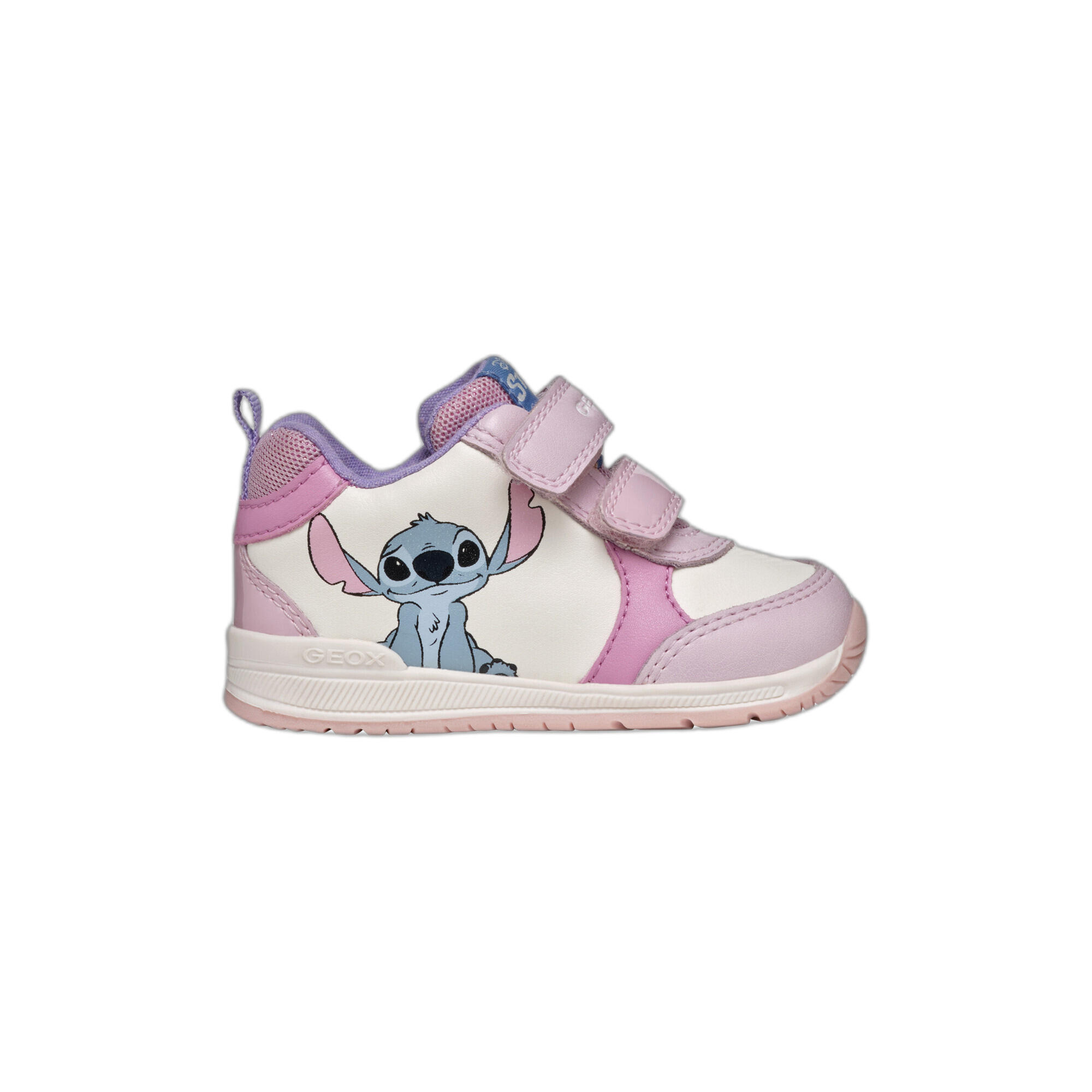 Geox - Baskets Bébé Fille Geox Rishon - Baskets - Blanc|rose - 21 - Decathlon