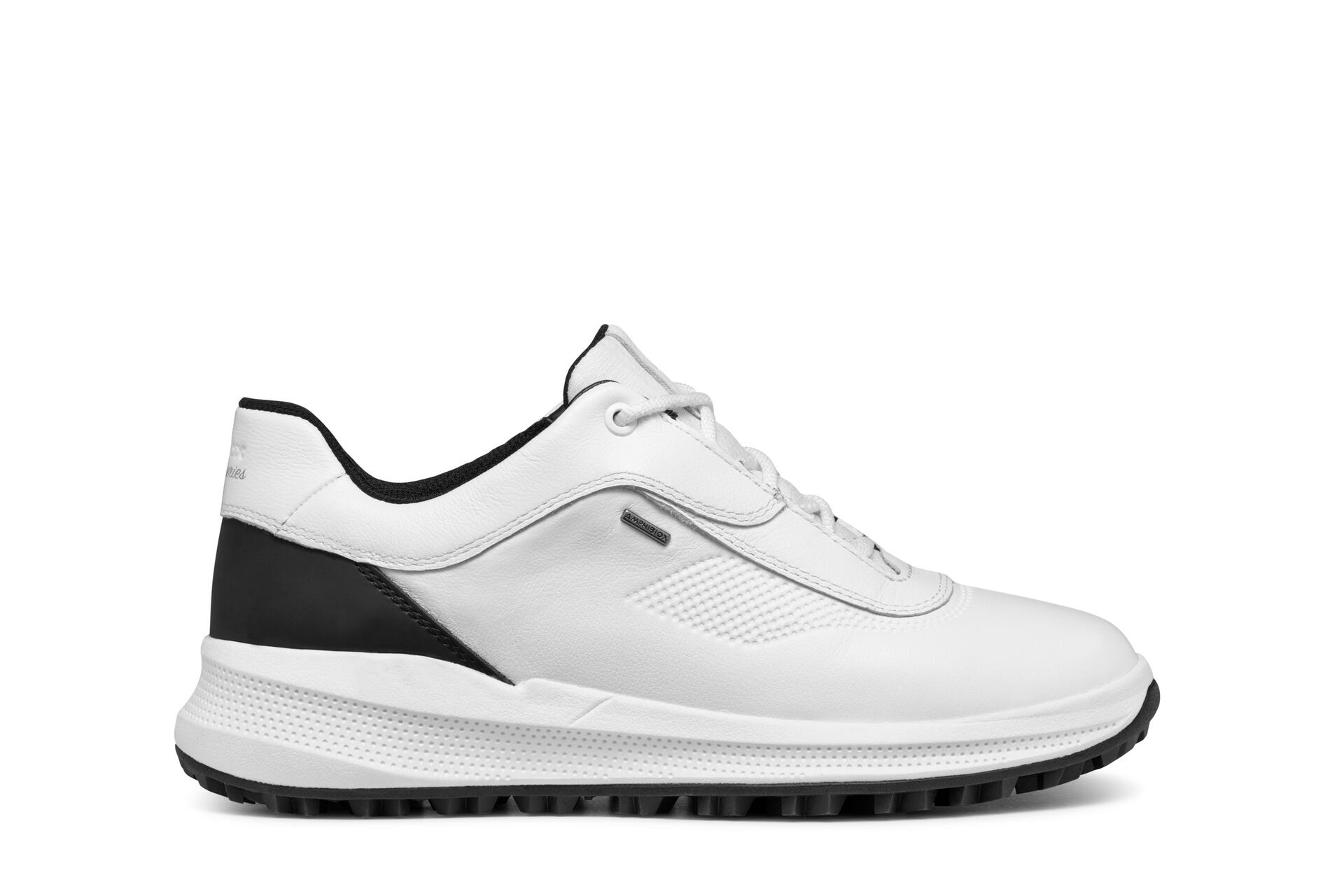 GEOX Geox Dames Golfschoenen Amphibiox Wit Zwart