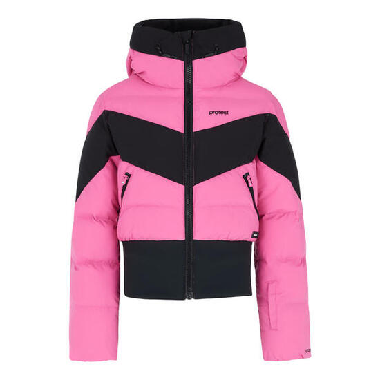 Mädchen Ski-Jacke mit Kapuze Protest Milou