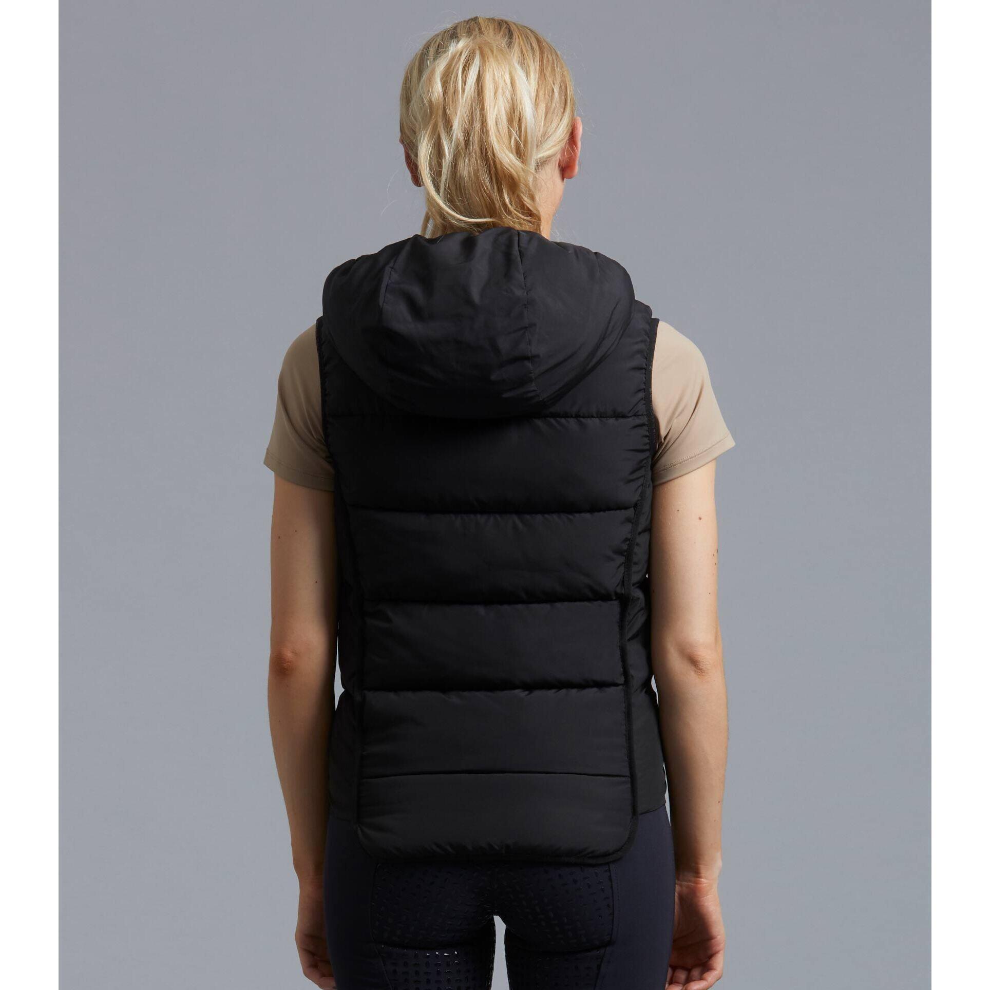 Damen Steppweste mit Kapuze Premier Equine Pavoni 3/6