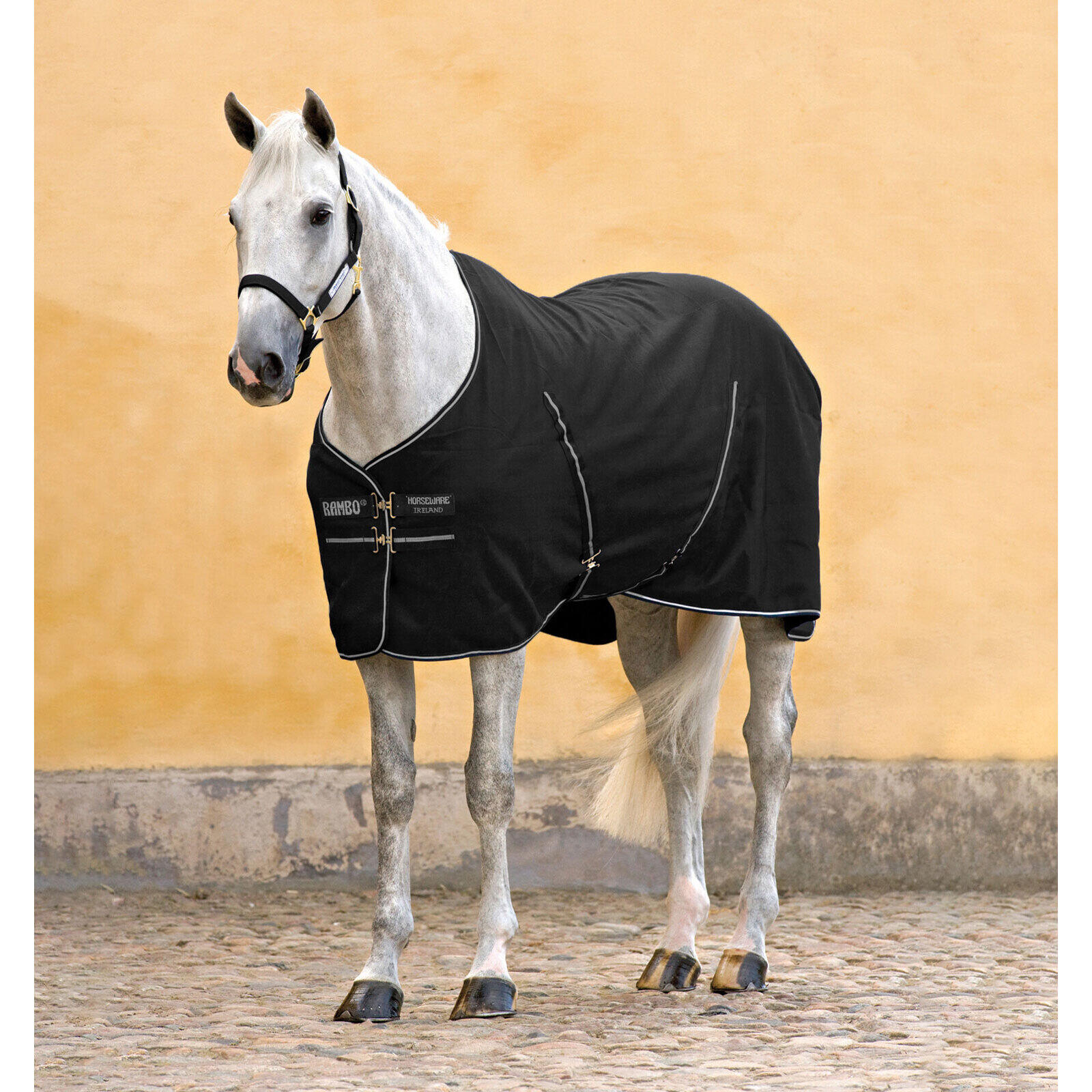 HORSEWARE Coperta da stalla per cavalli con fodera in microfibra Horseware Rambo