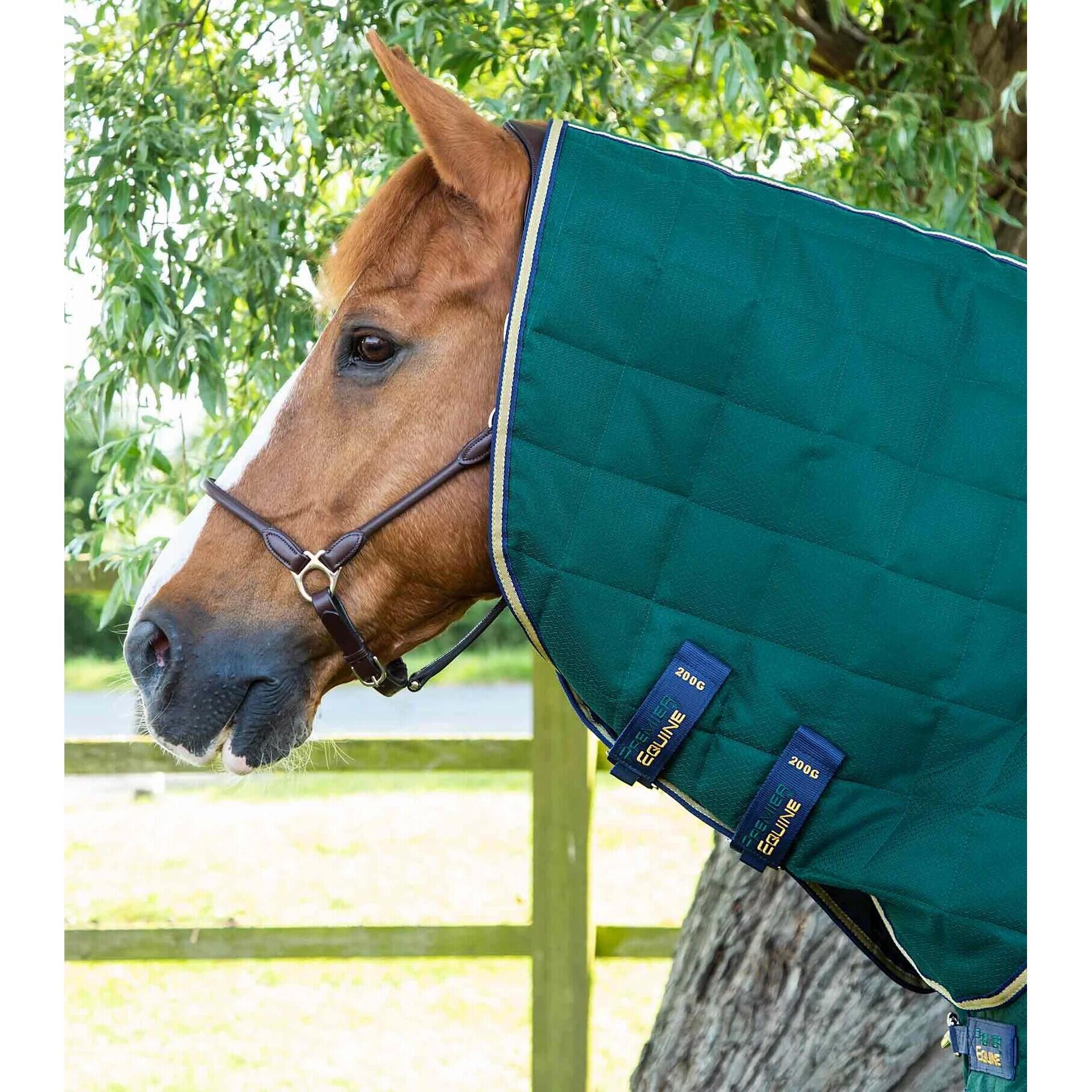 Stalldecke mit Halsteil Premier Equine Lucanta 200 g 2/5