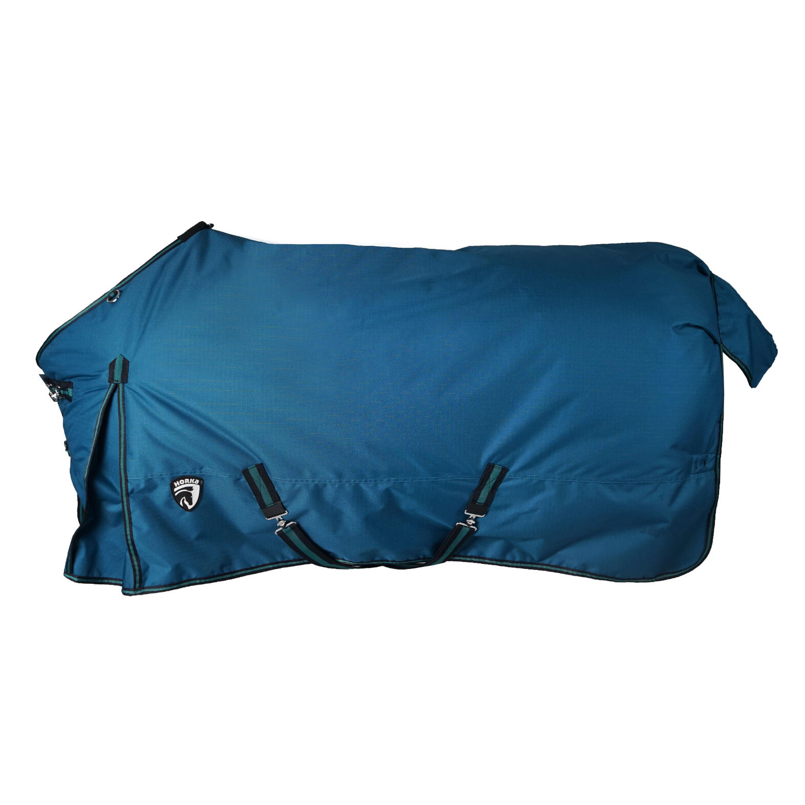 Horka - Couverture D'Extérieur Pour Cheval Dime Horka 200 G - Couverture Cheval - Bleu|noir|turquoise - Decathlon