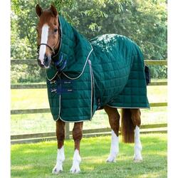 Couverture d'écurie pour cheval avec couvre-cou Premier Equine Lucanta 200 g