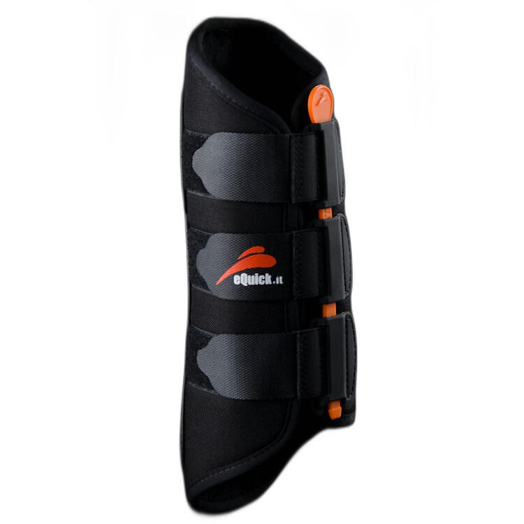 Soft fleece closed dressage horse hind gaiters eQuick Ekur luxury