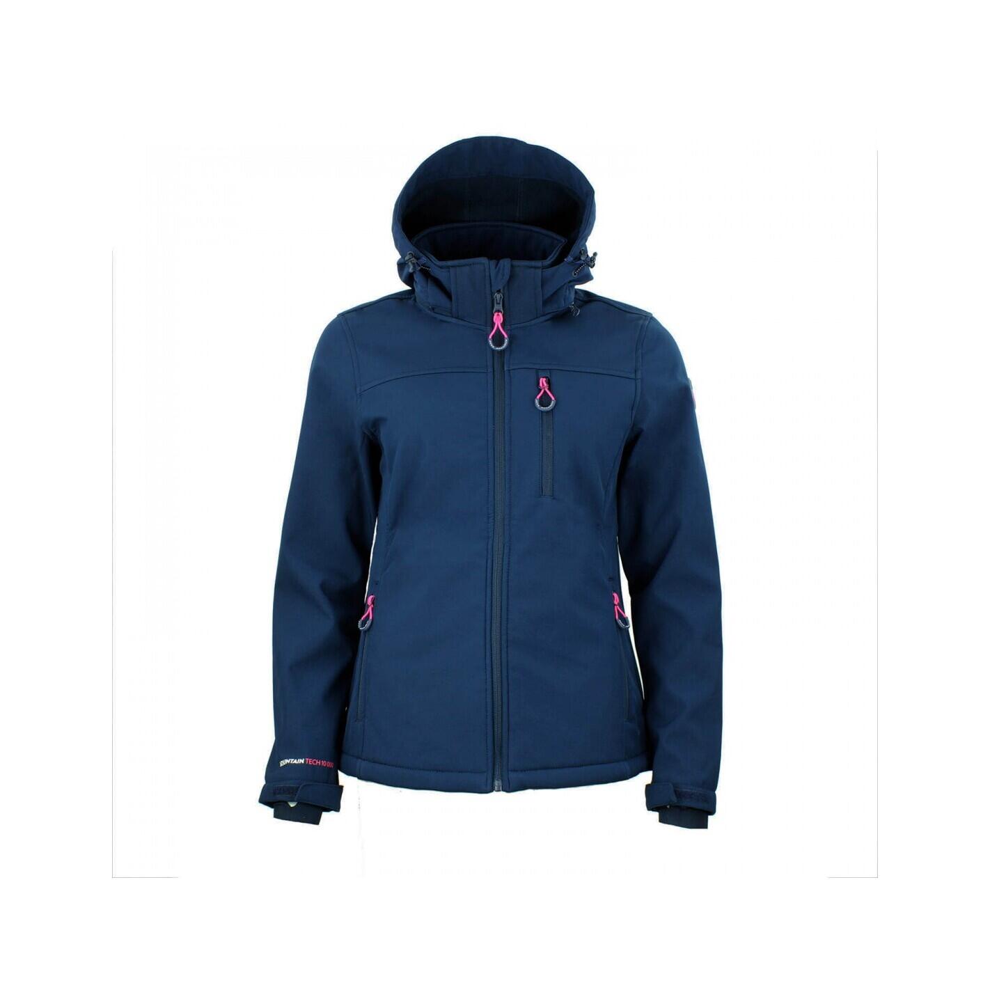 Peak Mountain - Veste Femme Peak Mountain Softshell Aclaudioffb - Veste - Bleu|gris - 52 2xl - Decathlon