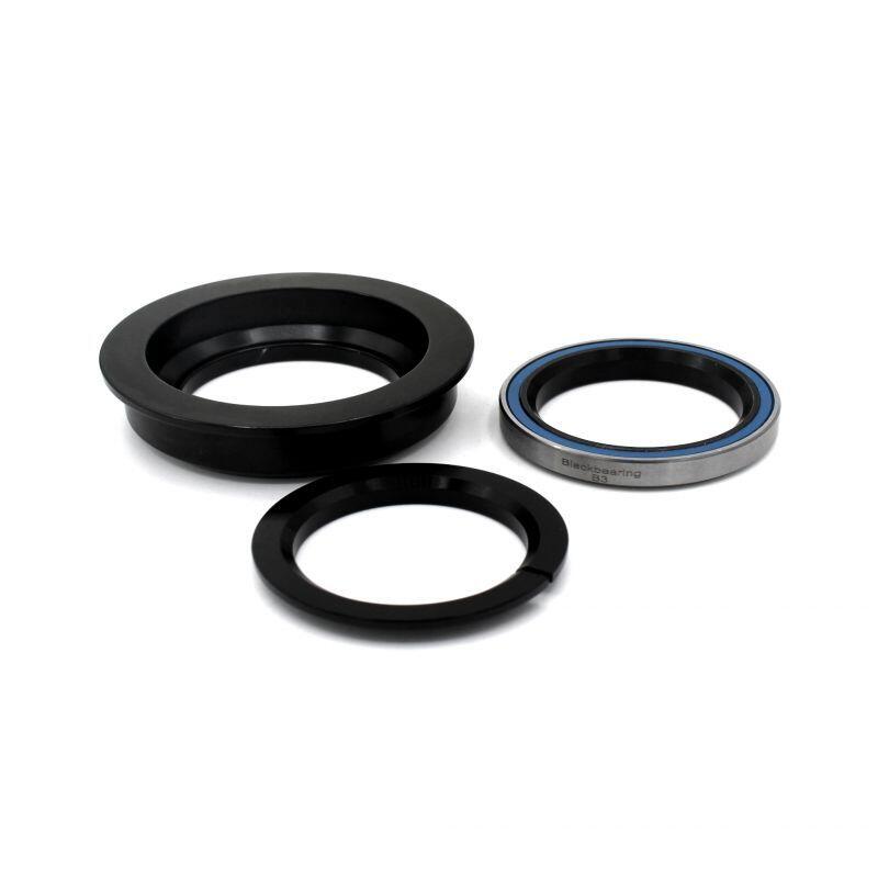 Headset Black Bearing Frame 49 mm - Pivot 1-1/8 3/3