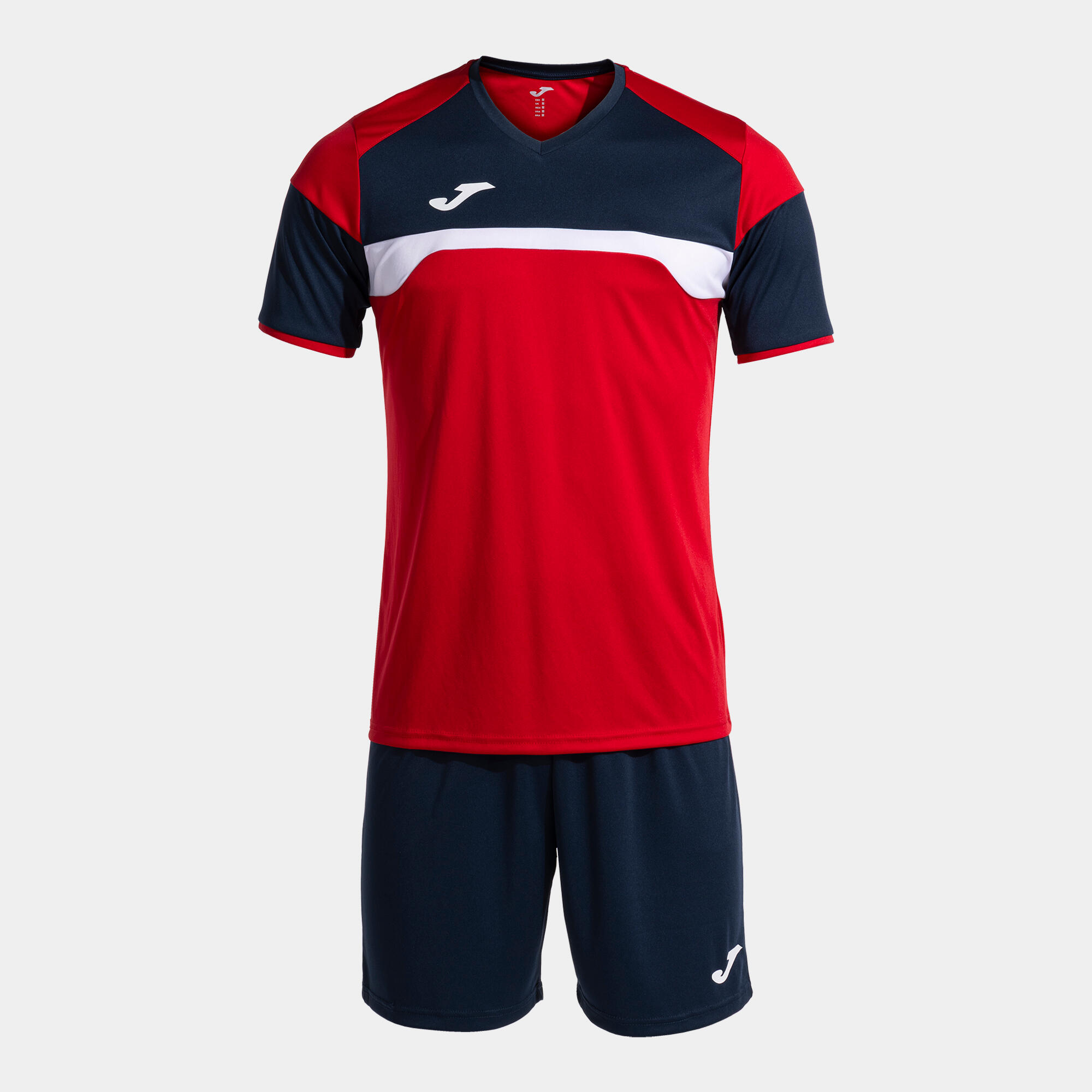 Conjunto Futebol Criança Joma Danubio III Vermelho 5/5