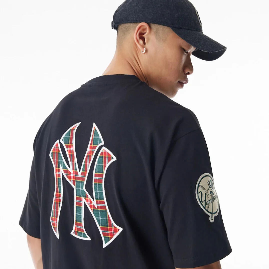 T-shirt New York Yankees MLB Tartan Infill 7/7