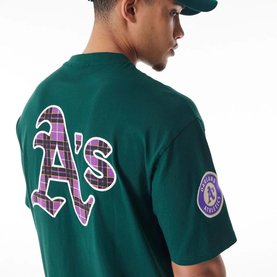 T-shirt Oakland Athletics MLB Tartan Infill 5/7