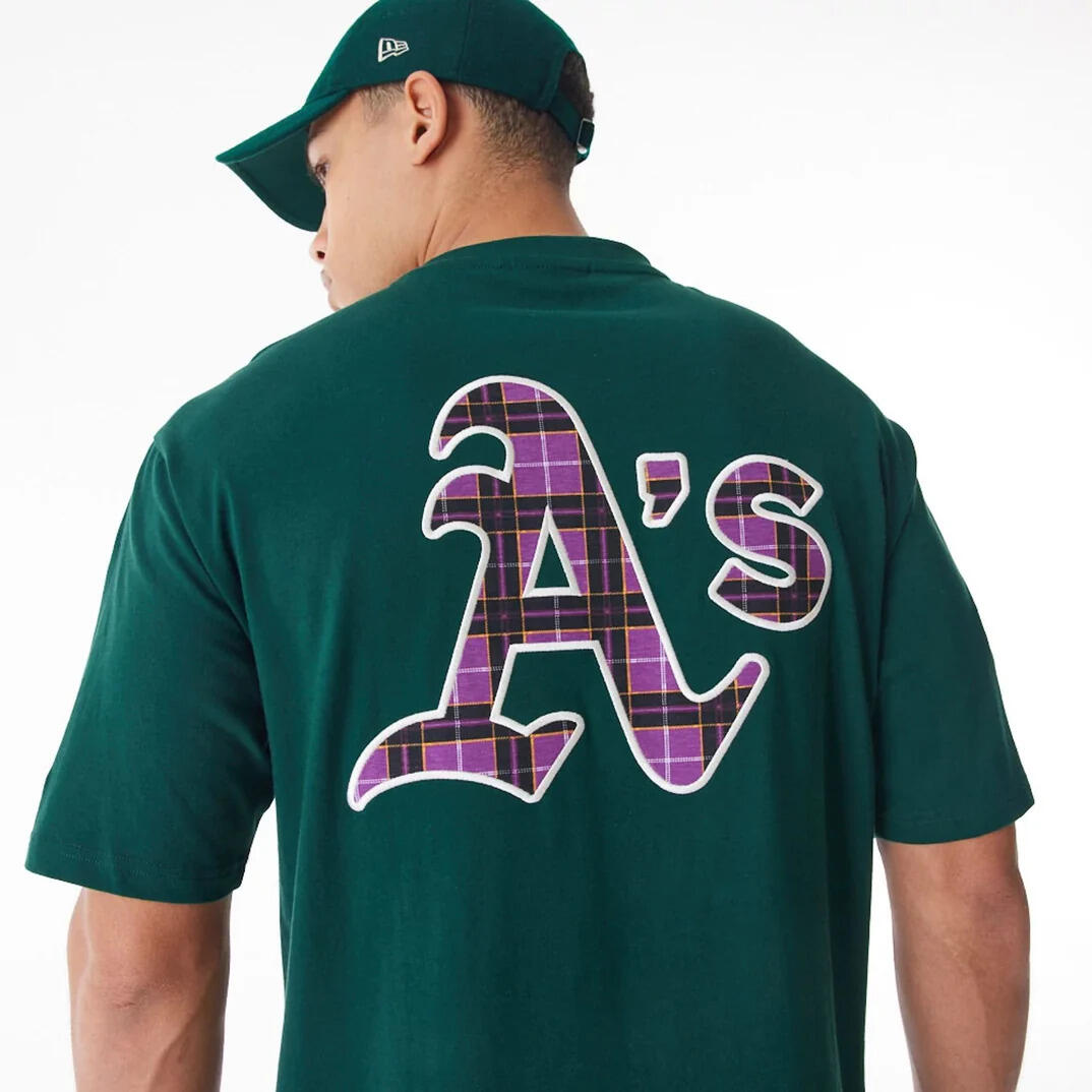 T-shirt Oakland Athletics MLB Tartan Infill 4/7
