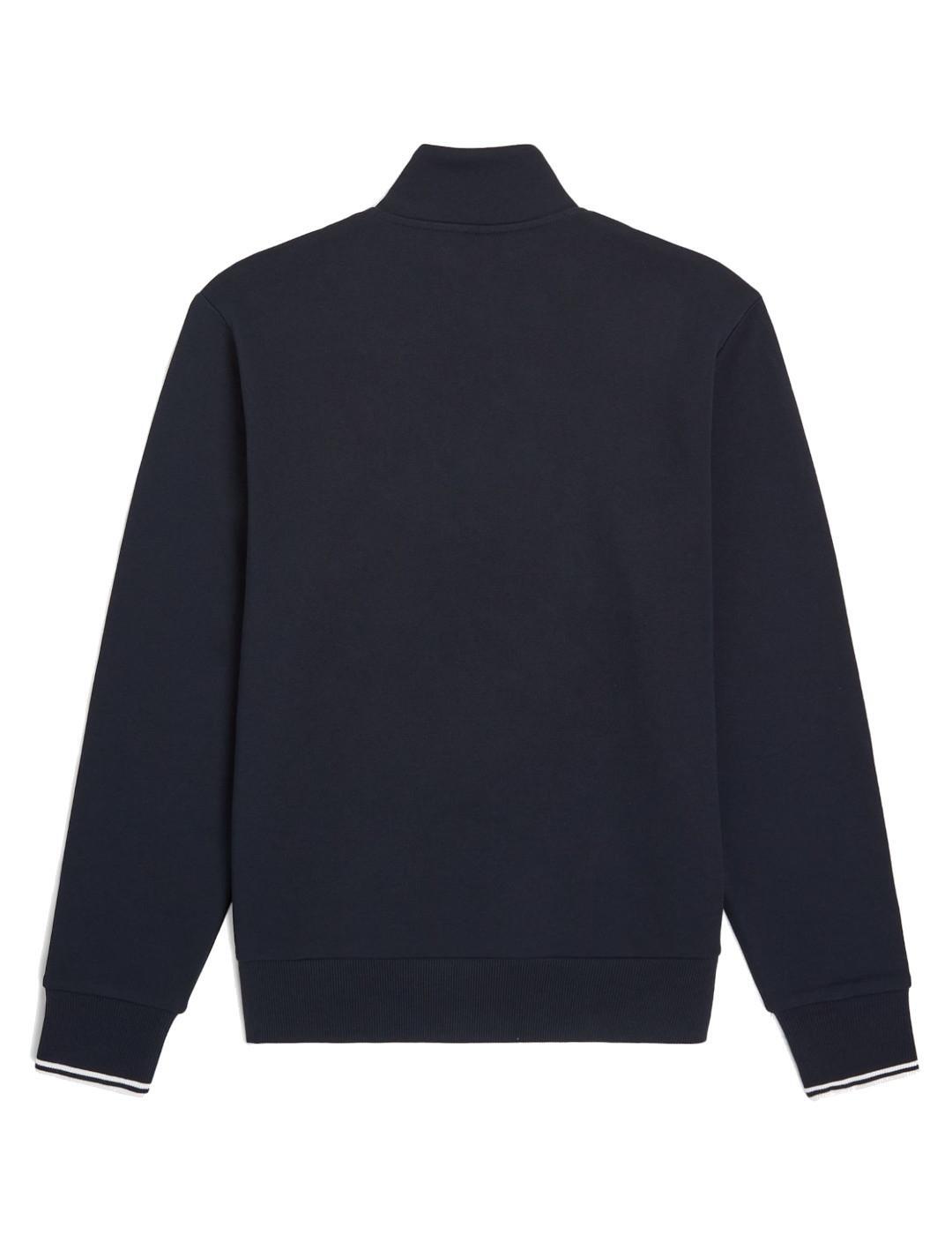 Fred perry Camisola e casaco com capuz para homem M3574 Azul 2/4