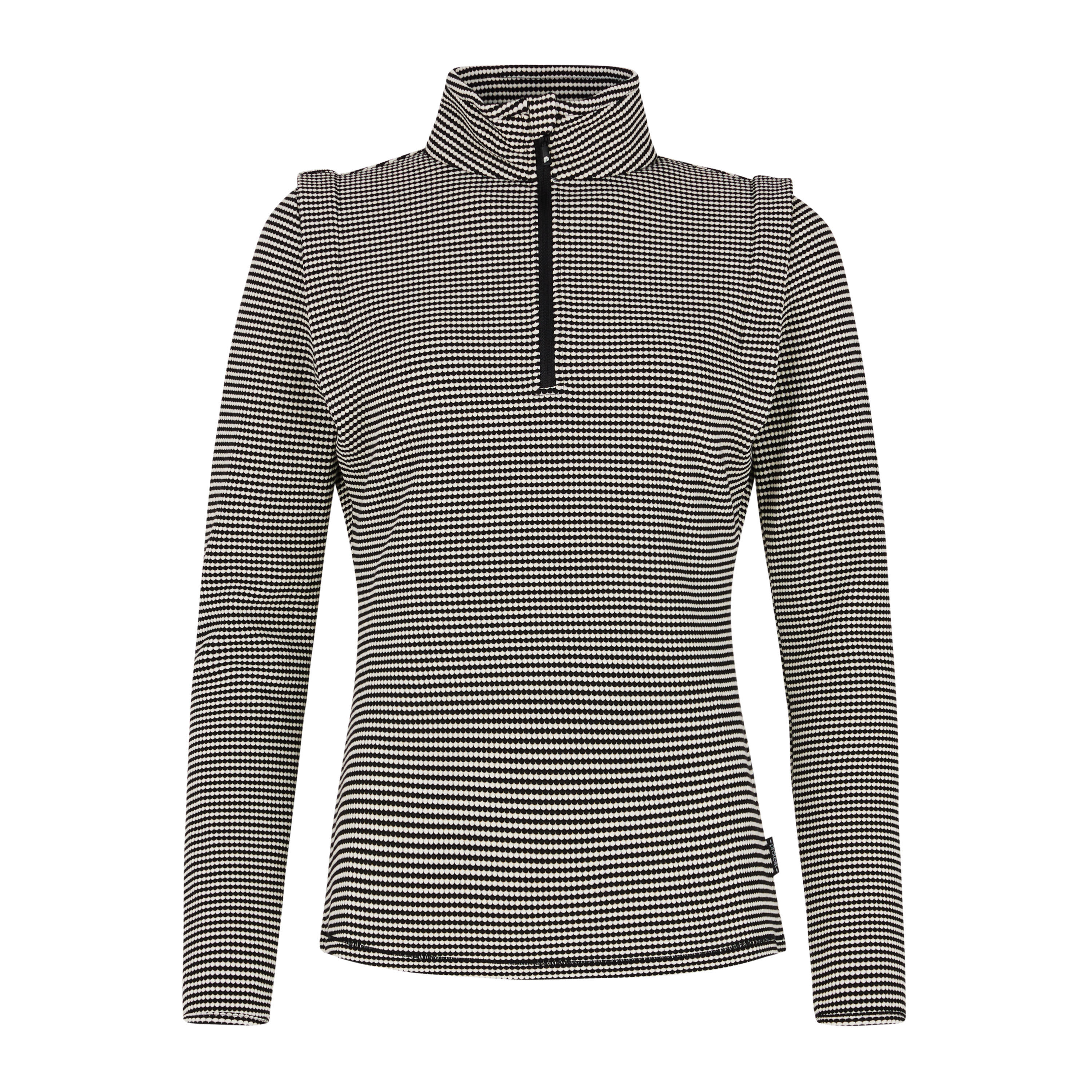 Pulover termic femei Peak Performance, lână-sintetic negru