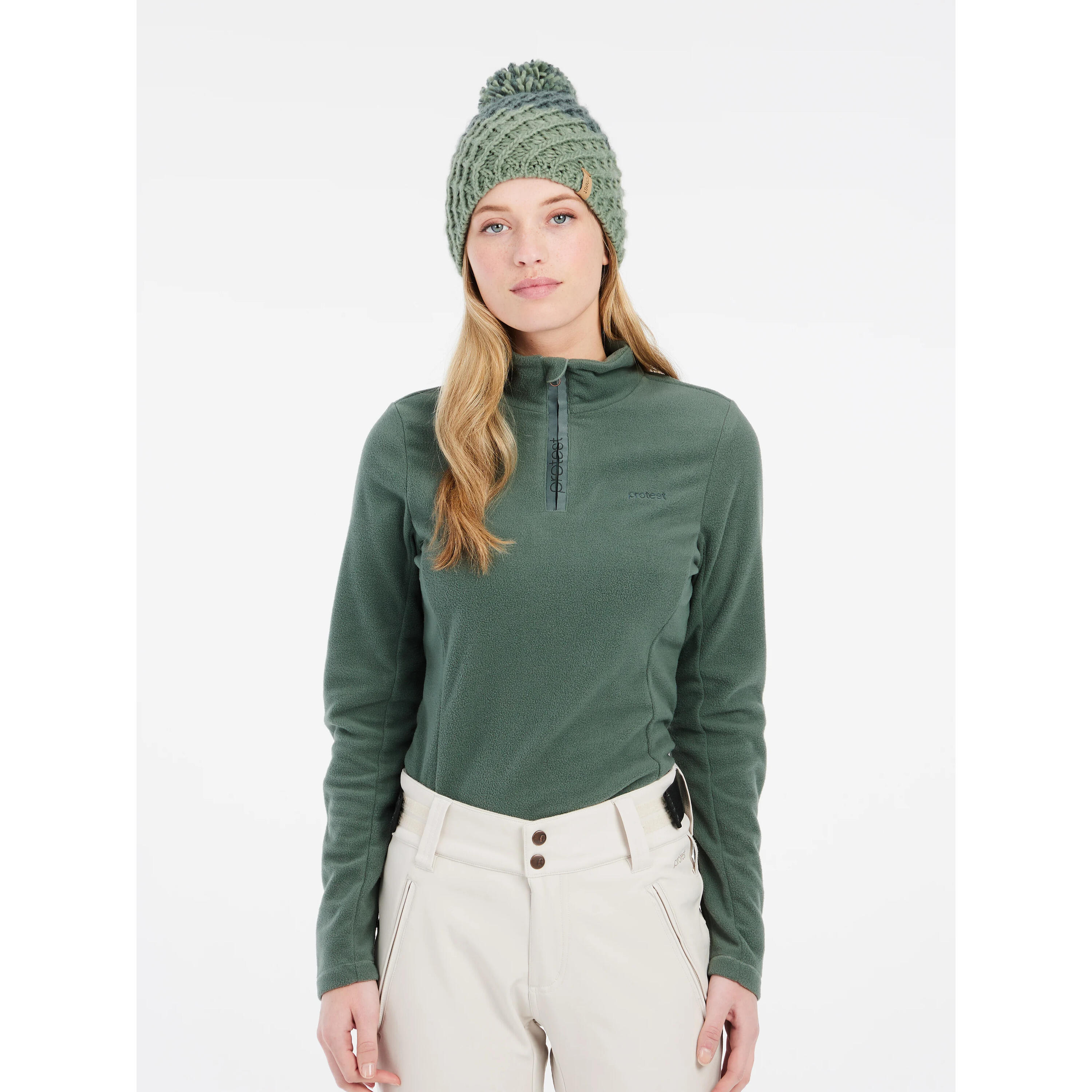 Polaire 1/4 zip femme Protest Mutez 3/7