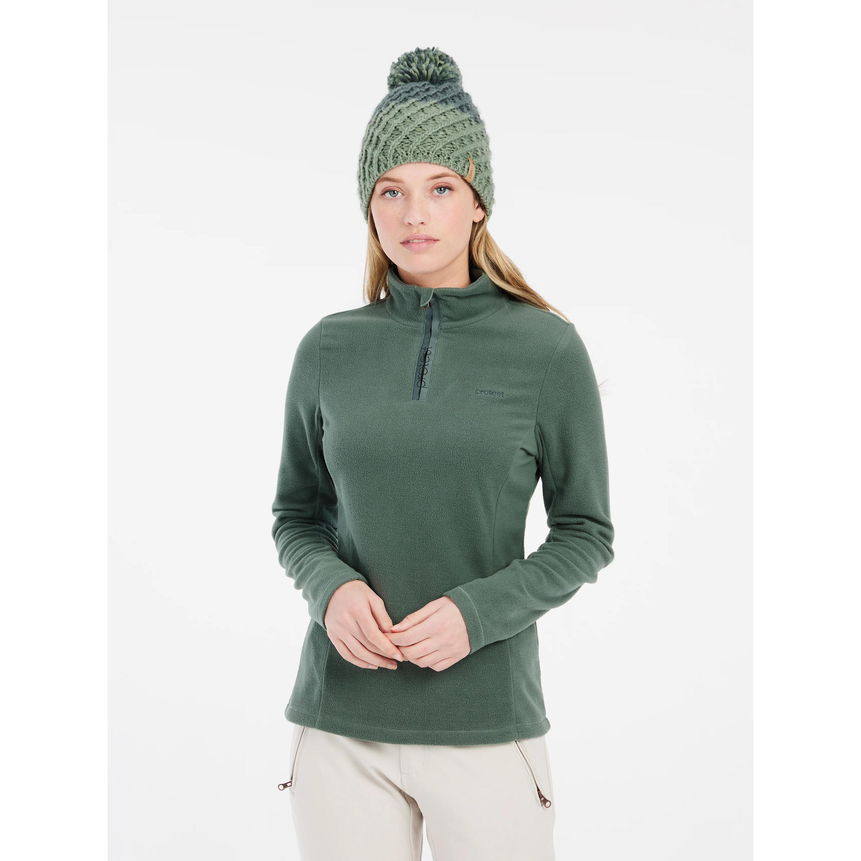 Polaire 1/4 zip femme Protest Mutez 2/7