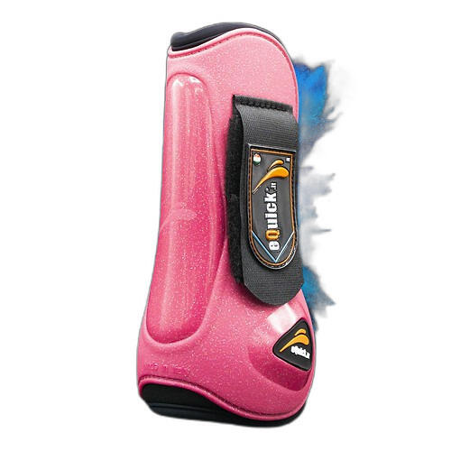 Equick - Protège-tendons Pour Cheval Antérieurs Equick Elight Unicorn - Guêtres Cheval - Rose - 40 M - Decathlon