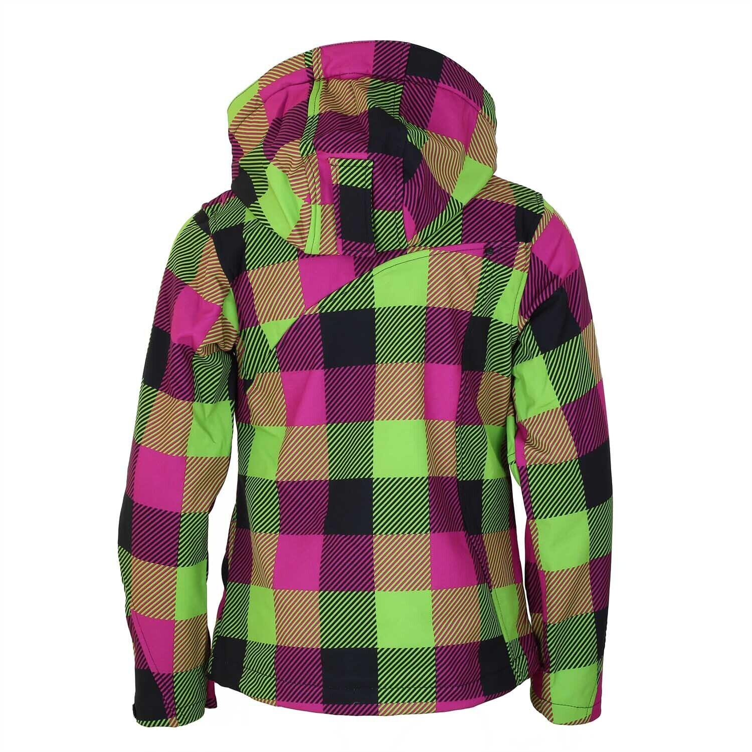Tweedehands - Meisjes softshell jas met print Peak Mountain Gaveny 2/2