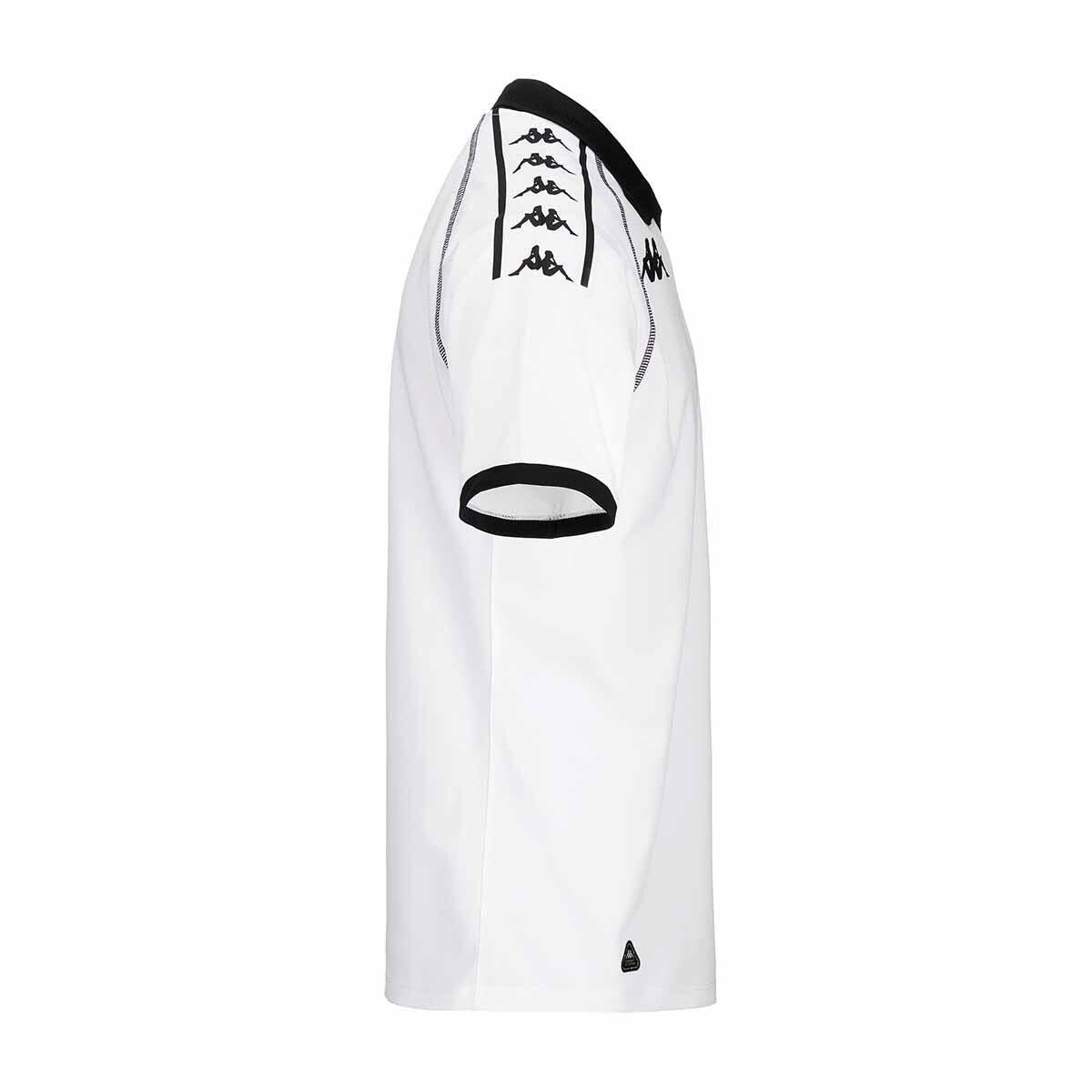 T-shirt da uomo in poliestere riciclato bianco da calcio 2/7