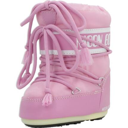 Bottes Moon Boot Modèle Mb Icon Mini Nylo Couleur Rose