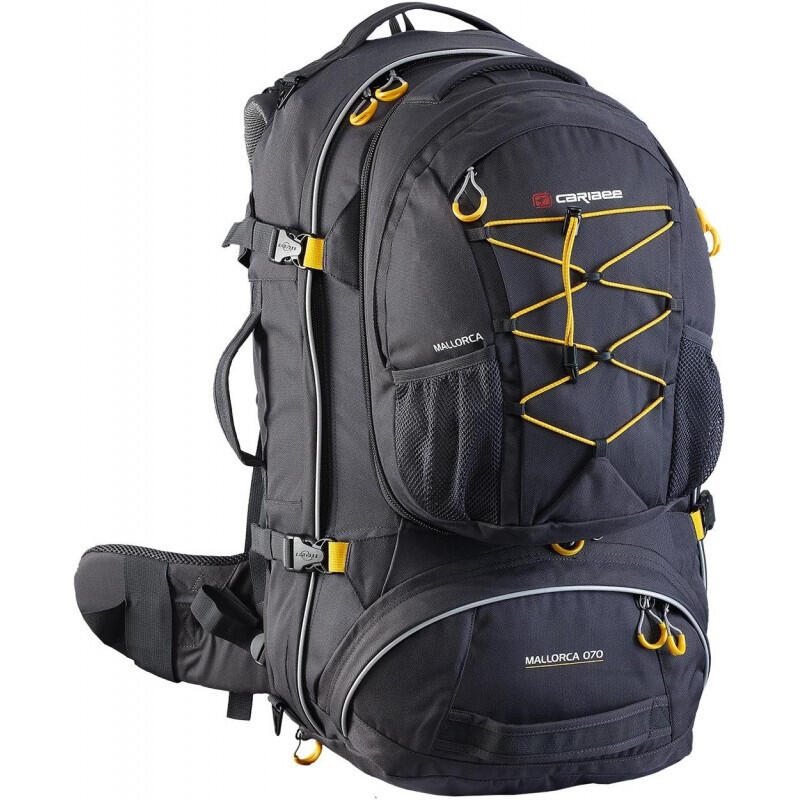 Caribee - Sac De Randonnée Caribee Mallorca - Sac À Dos - Noir - 80 L - Decathlon